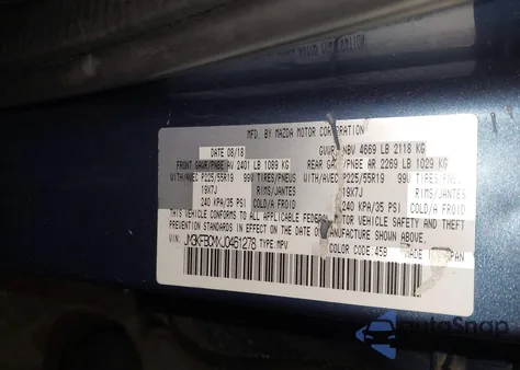 2018 Mazda Cx-5 Touring from USA, damaged, VIN JM3KFBCMXJ0461278